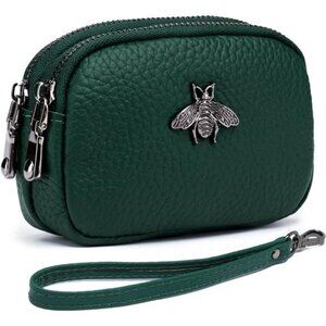Women Leather Coin Purse B-Green